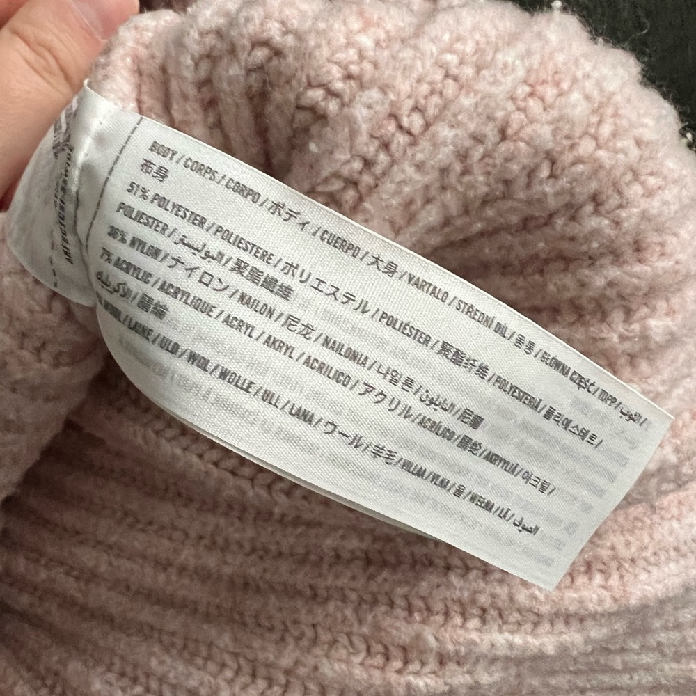 Abercrombie & Fitch Light Pink Knit V-Neck Cardigan Size XS - Picture 4 of 4